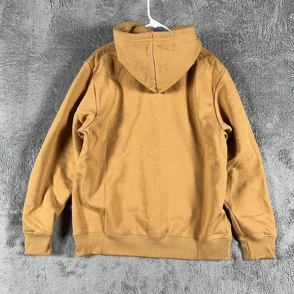 The North Face Heavyweight Hoodie Mens Large Almond Butter Monogram Relaxed Fit